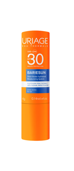 **BARIÉSUN - STICK LEVRES SPF30 À LA POUDRE D’EAU THERMALE 